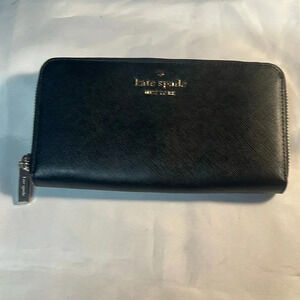 Kate Spade New York Black Staci Continental wallet NWOT **